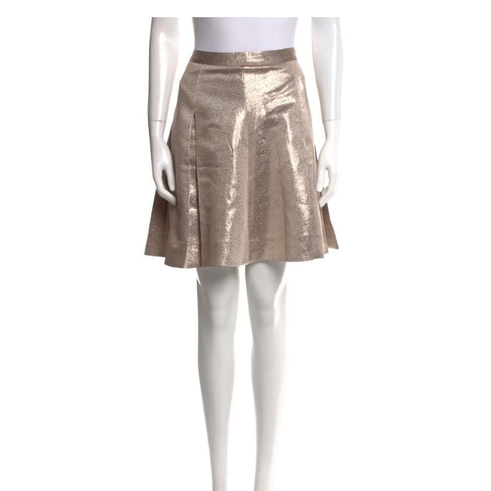Kate Spade Gold Metallic Skirt